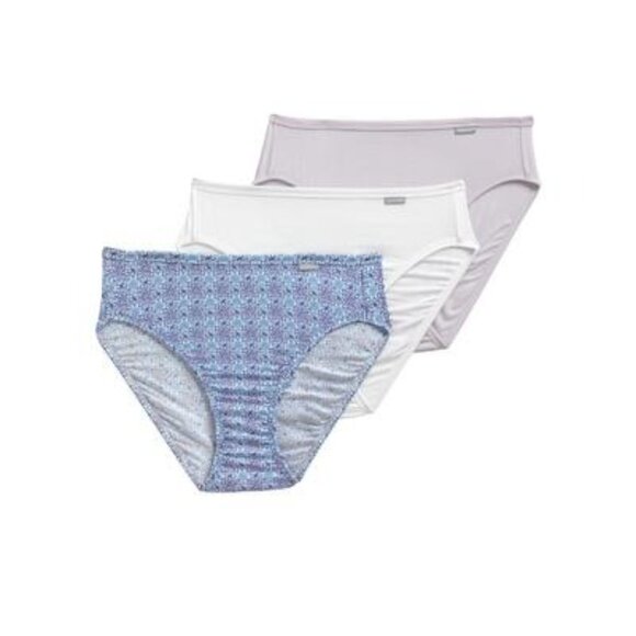 NWT Jockey® Supersoft French Cut Underwear 3 Pack Sz 9/XXL Multicolor Floral - Picture 1 of 8